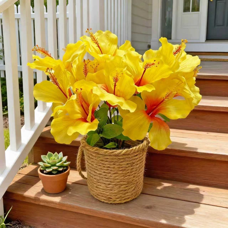 Centerpiece Vase Tall - 15 Flowers = 3 Bunches of