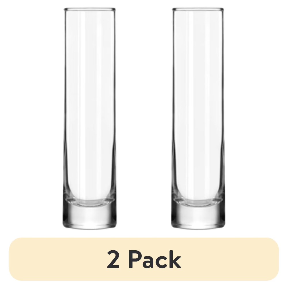 Centerpiece Vase Tall - Clear Glass Cylinder Floral Bud Vase