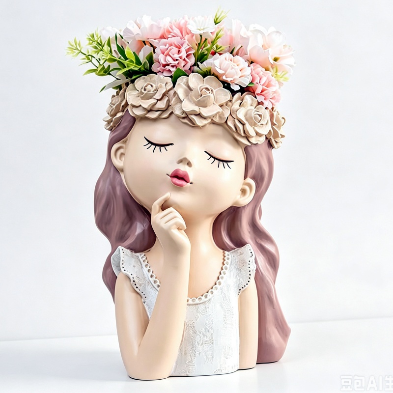 Centerpiece Vase Tall - Contemplative Flower Fairy Vase Large Silicone