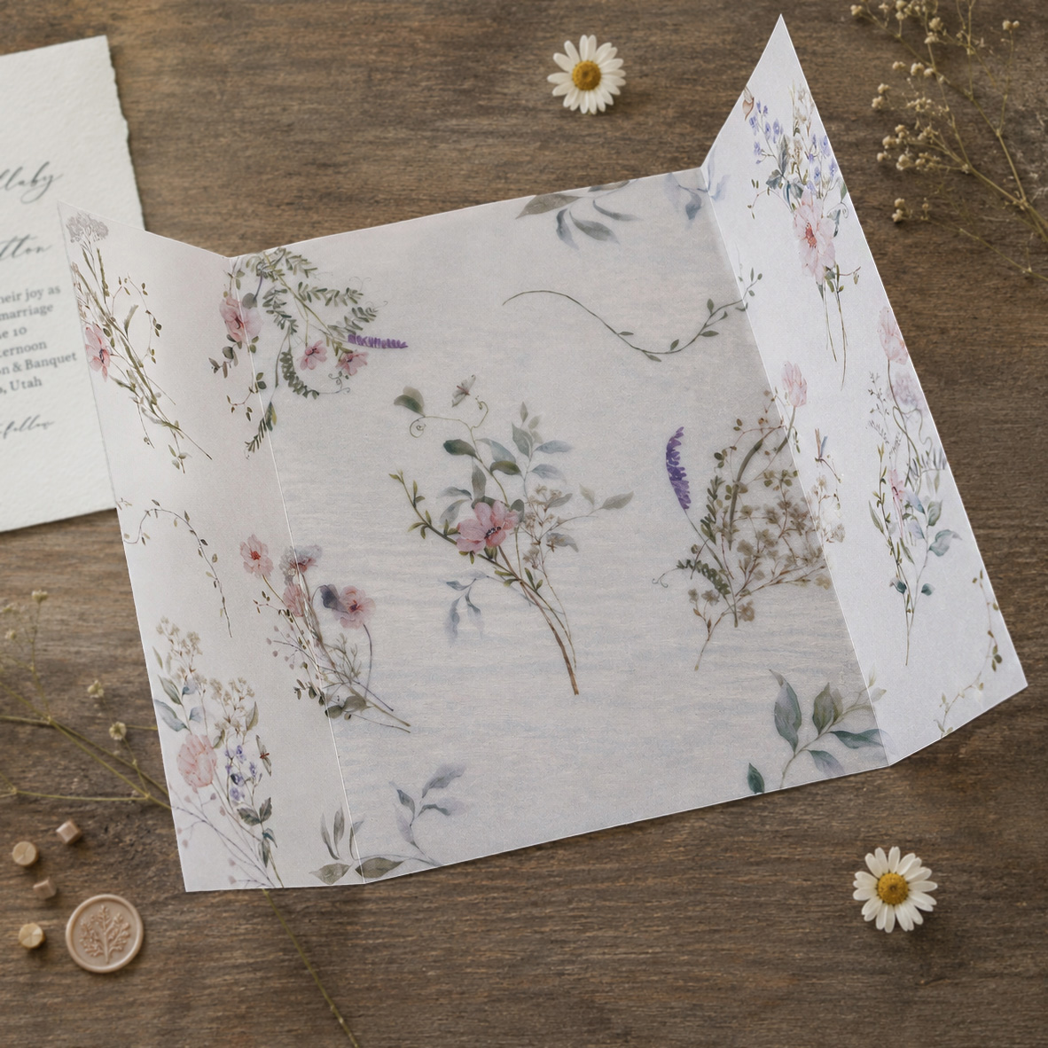 20/50pcs Vellum Wrap with Wate - Wedding Envelopes review and price