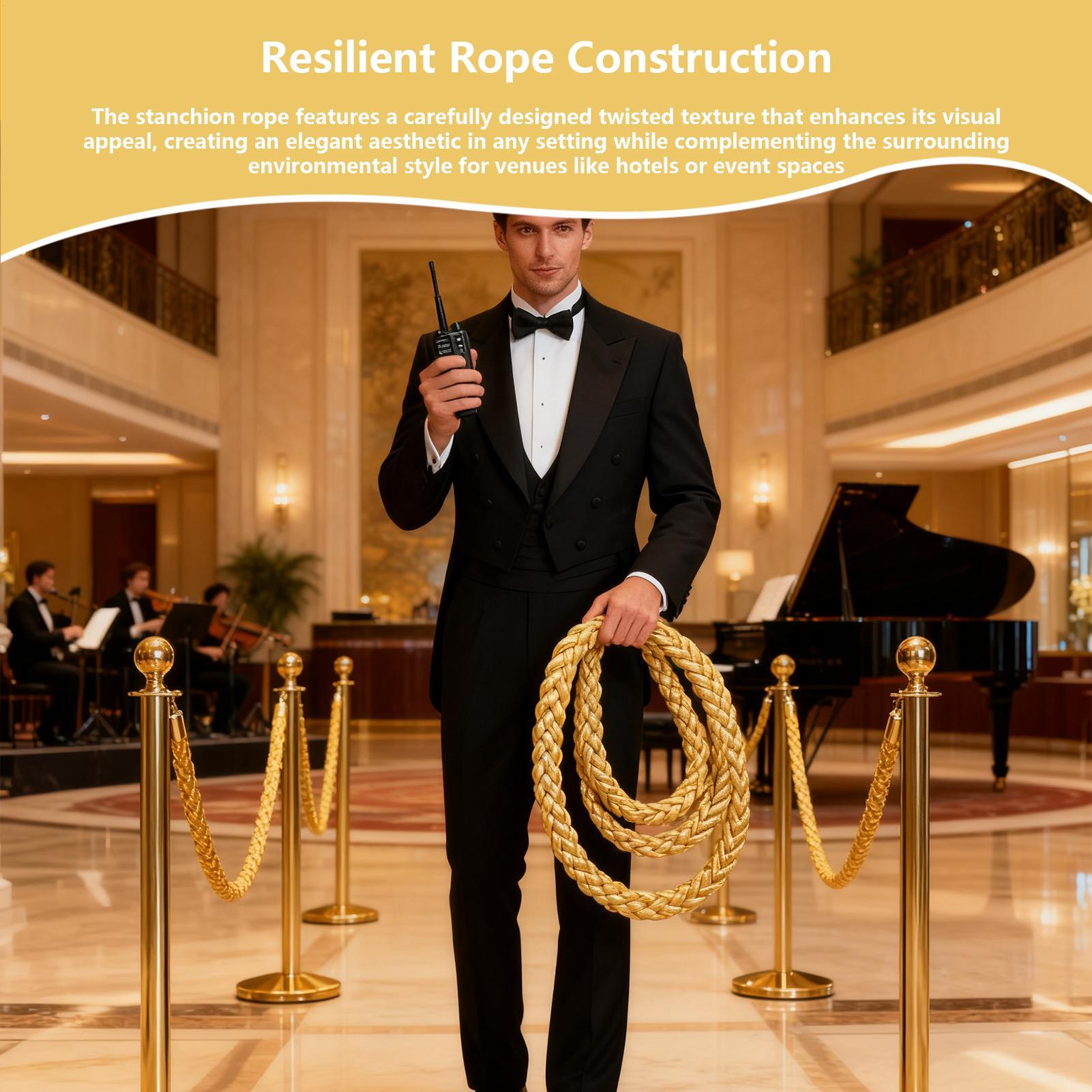 Stanchion Rope 4.9ft Twisted R - The Wedding Supply Store review and price
