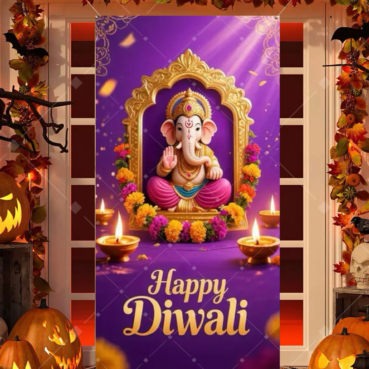 Diwali Decoration Party Backgr - Indian Wedding Supply review and price