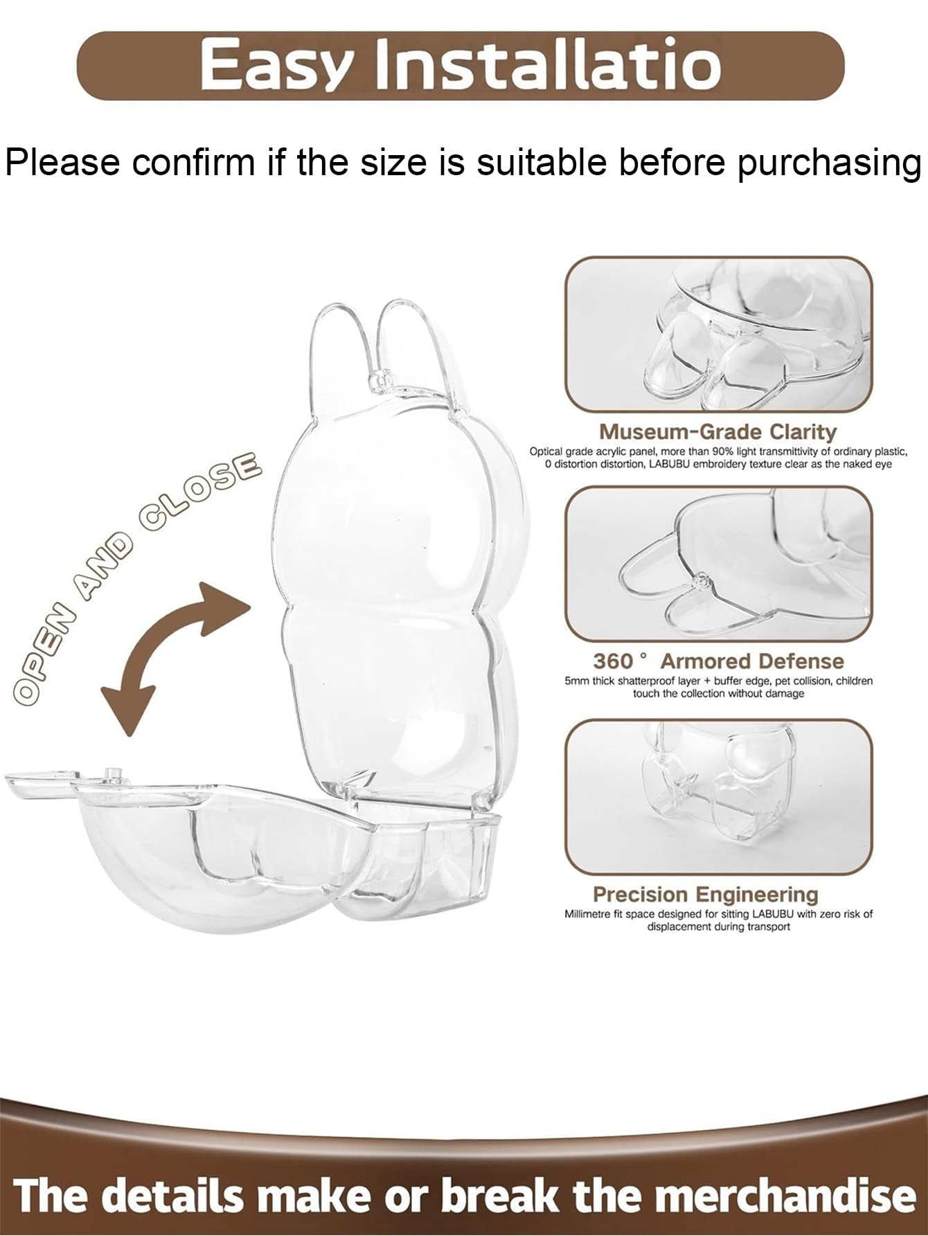 Transparent Pvc Protective Cas - Wedding Yes review and price