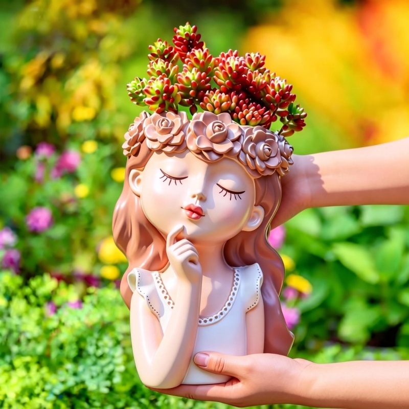 Contemplative Flower Fairy Vas - Centerpiece Vase Tall review and price