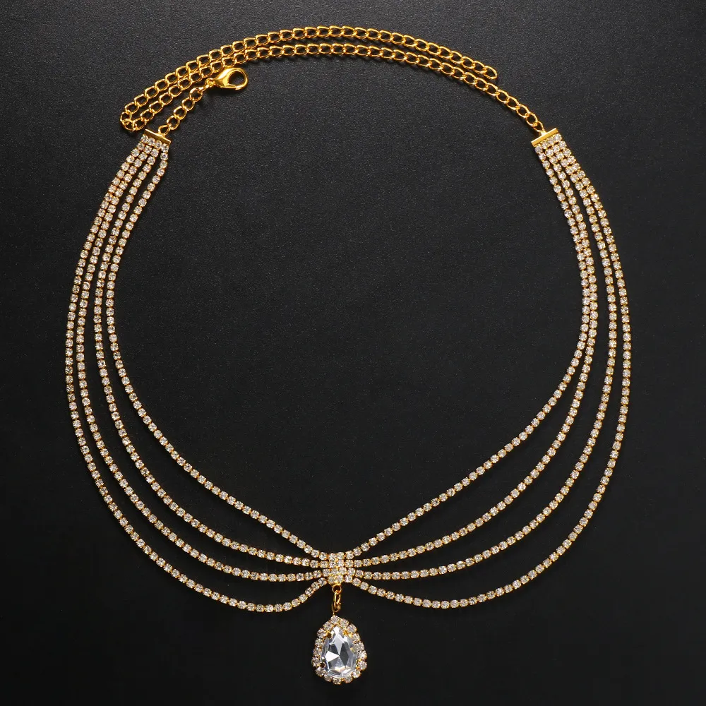 XSBODY Boho Bridal Rhinestone  - Indian Wedding Supply review and price