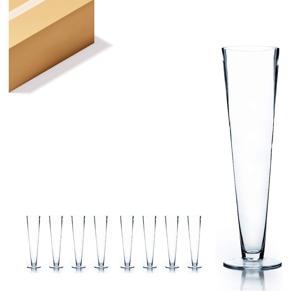 WGV Trumpet Glass Vase Bulk, O - Centerpiece Vase Tall review and price