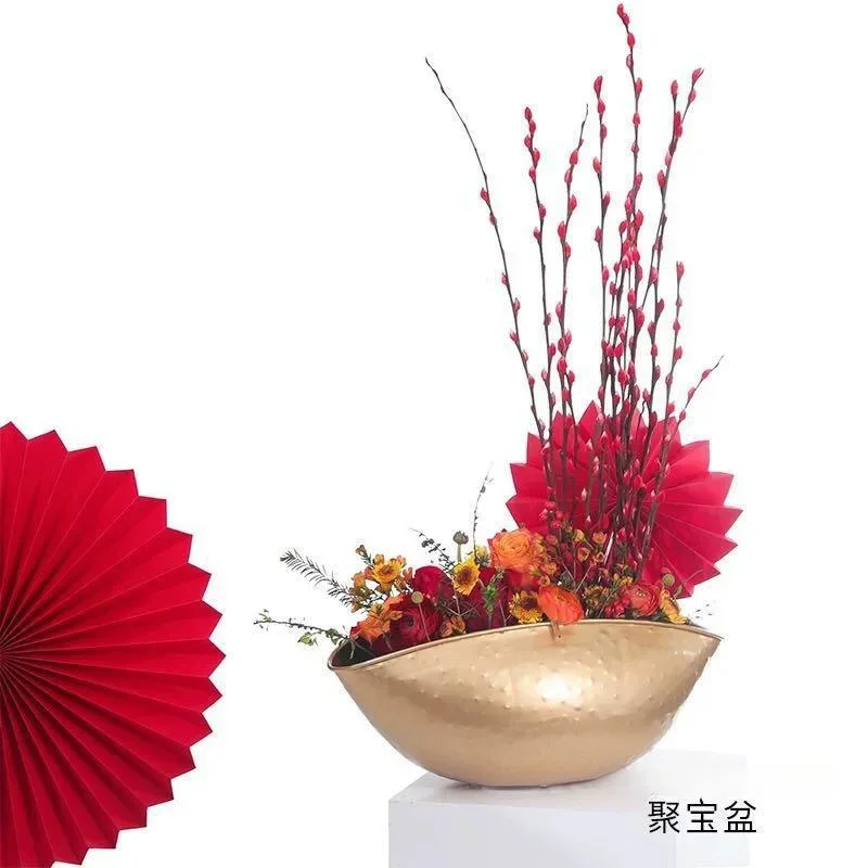 New Large Size Golden Bowl Pot - Centerpiece Vase Tall review and price