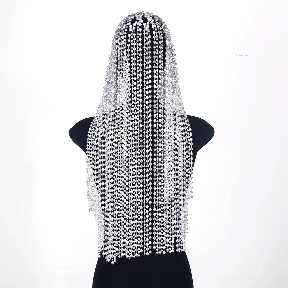 Fashion Pearl Tassel Headpiece - Indian Wedding Supply review and price